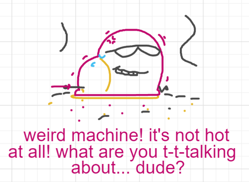 A panel from Running Duos, episode four of the Board Boards object show by Furretwalk/WalkingFurret.